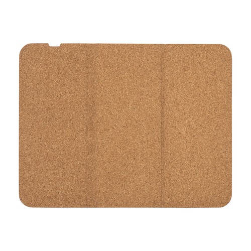 Tapis de souris et support pour téléphone portable en liège, avec chargeur wireless - 3