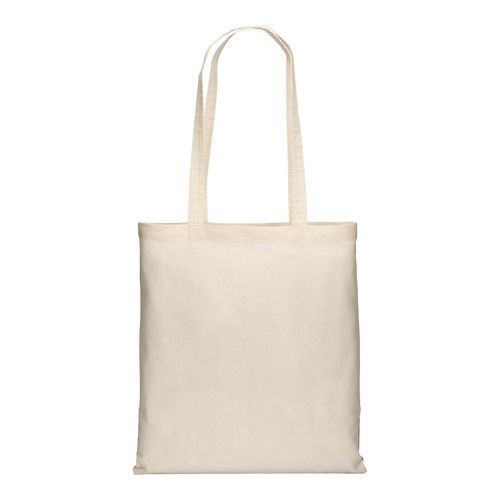 Tote-bag en coton 135g/m2, base en liège, anses longues - 3
