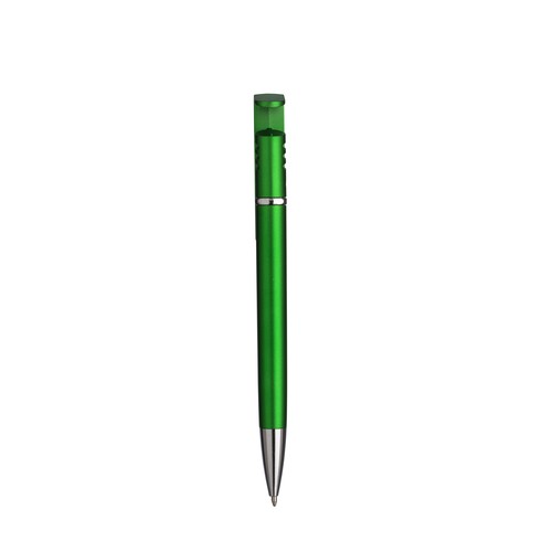 Stylo à bille en plastique avec corps métallique, support pour téléphone portable - 4
