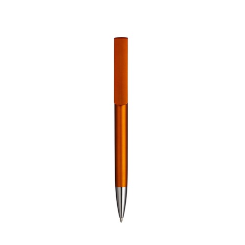 Stylo à bille en plastique avec corps métallique, support pour téléphone portable - 1