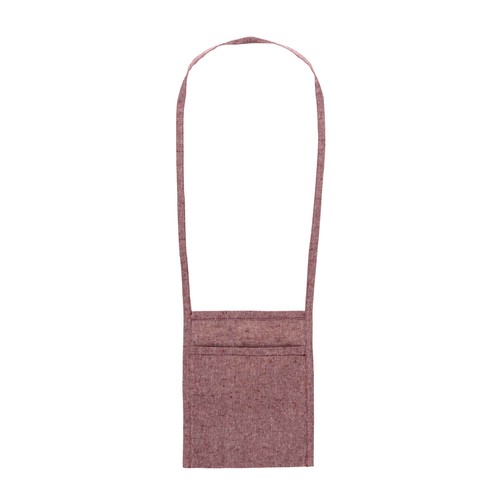 Porte-verre de dégustation en coton recyclé de 150 g/m2, avec poche et soufflet. - 3