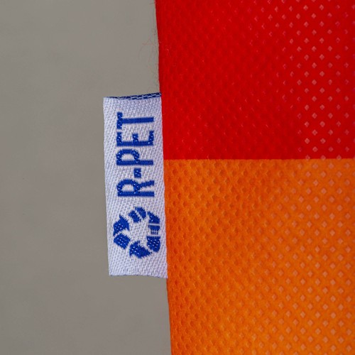 Tote-bag arc-en-ciel en R-pet 80 g/m2 anses longues - 4