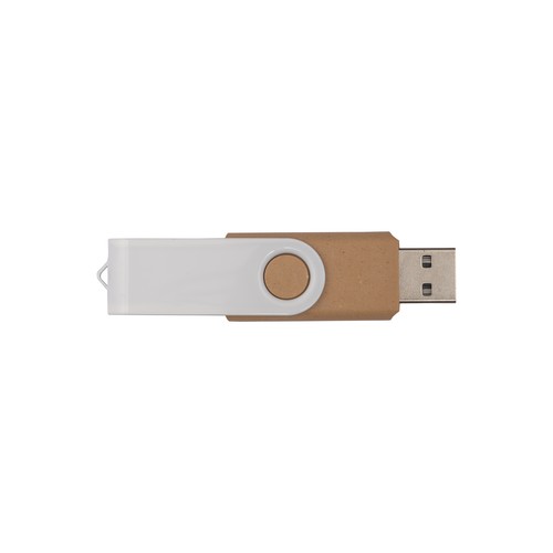 Clé USB en paille de blé, résine biodégradable et métal 4Gb - 3