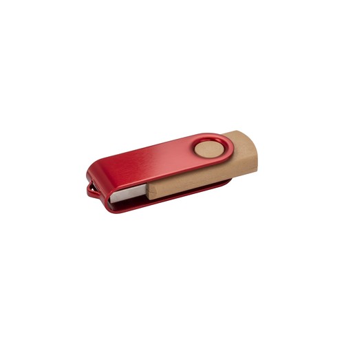 MEMORIA USB DE PAJA DE TRIGO, RESINA BIODEGRADABLE Y METAL TALLO 4GB