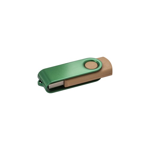 Clé USB en paille de blé, résine biodégradable et métal 4Gb - 1
