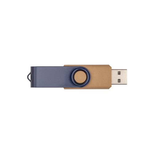 Clé USB en paille de blé, résine biodégradable et métal 4Gb - 3