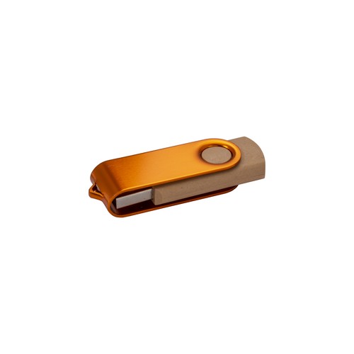 USB flash drive made of wheat straw, biodegradable resin and metal 4Gb