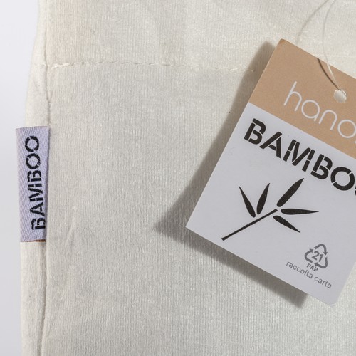 Tote-bag en fibre de bambou 135 g/m2, anses longues - 5