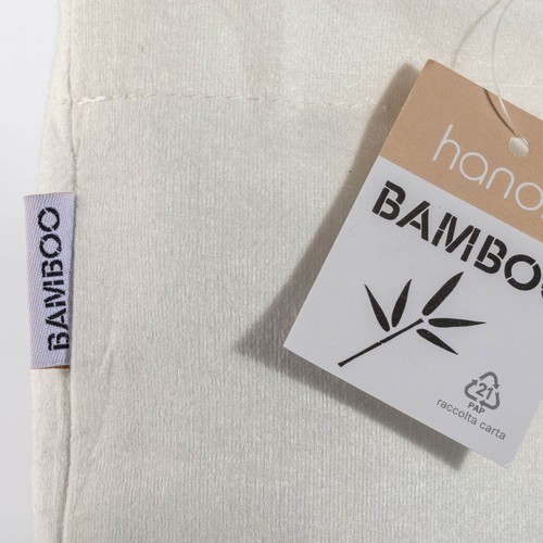 Tote-bag en fibre de bambou 135 g/m2, anses longues - 5