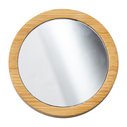 Miroir rond en bambou - 2