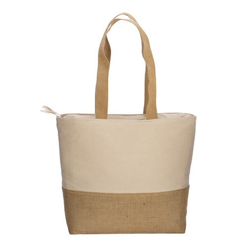 Tote-bag avec soufflet en coton 280g/m2 - 2