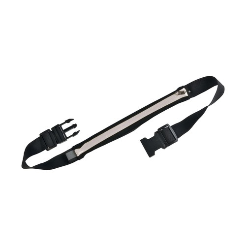 Sac banane slim en matière élastique, 1 poche et sangle réglable, légèrement taché - 1