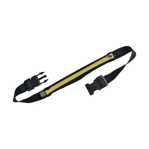 Sac banane slim en matière élastique, 1 poche et sangle réglable, légèrement taché - 1