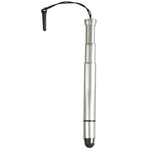 Plume telescopique pour  cran tactile de metal  avec fiche pour ins rer dans la prise des - 1