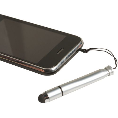 Plume telescopique pour  cran tactile de metal  avec fiche pour ins rer dans la prise des - 4