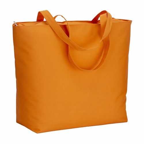 Sac de plage en polyester 300D avec anses longues et fermeture éclair - 1
