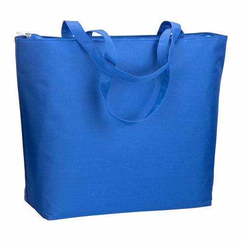 Sac de plage en polyester 300D avec anses longues et fermeture éclair - 1