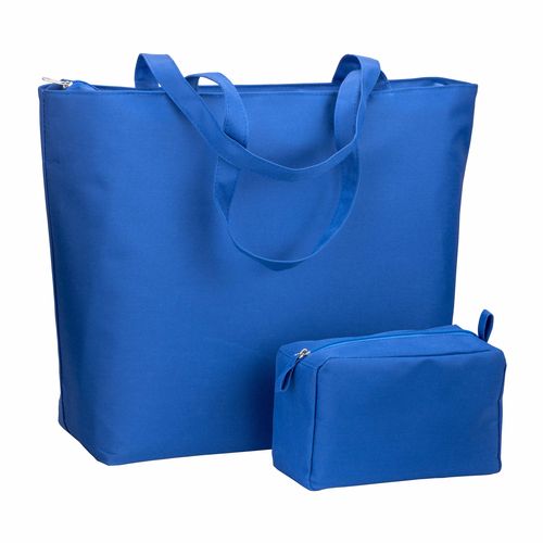 Sac de plage en polyester 300D avec anses longues et fermeture éclair - 3
