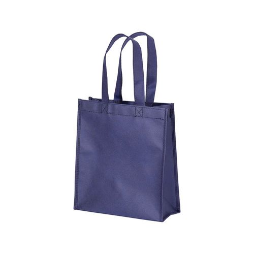 Tote-bag mini en R-pet 80 g/m2 avec soufflet, anses courtes - 1