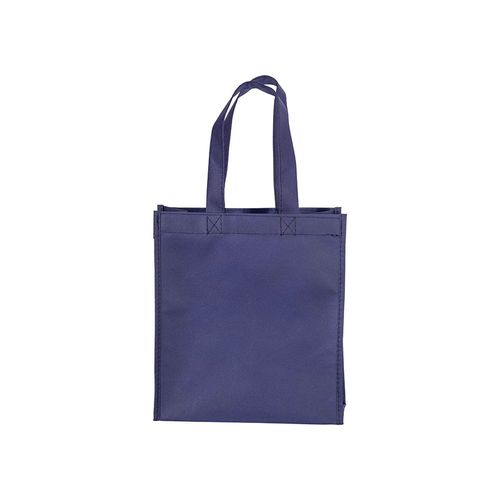 Tote-bag mini en R-pet 80 g/m2 avec soufflet, anses courtes - 2