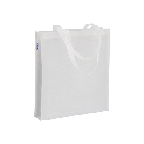 Tote-bag en R-pet 80 g/m2 avec soufllet et anses longues - 1