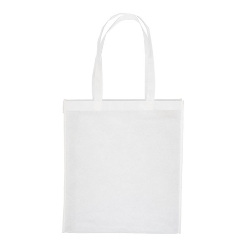Tote-bag en R-pet 80 g/m2 avec soufllet et anses longues - 2