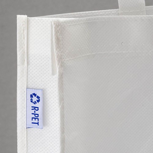 Tote-bag en R-pet 80 g/m2 avec soufllet et anses longues - 3