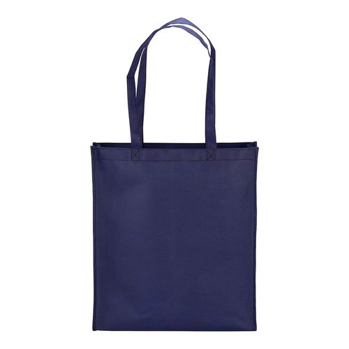 Tote-bag en R-pet 80 g/m2 avec soufllet et anses longues - 2