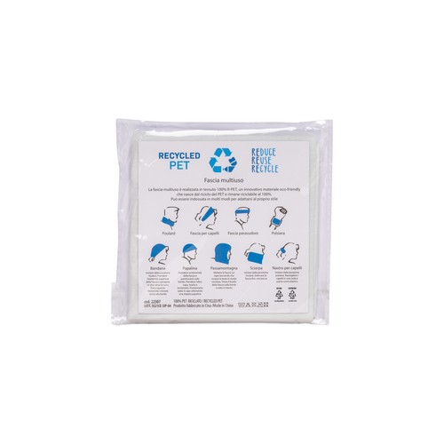 Bandana tubulaire multi-usages R-pet en tissu élastique - 3