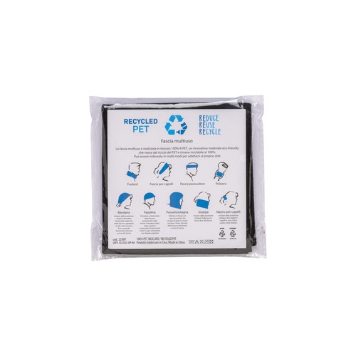 Bandana tubulaire multi-usages R-pet en tissu élastique - 3