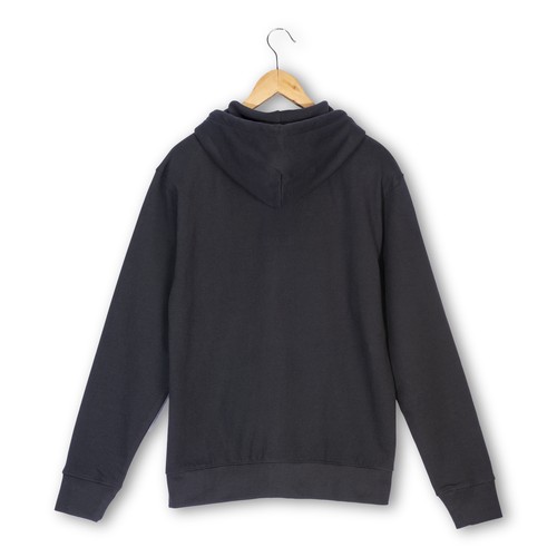 Tissu 100 régénéré. Sweat-shirt unisexe à capuche - 2