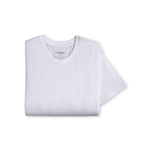 T-shirt unisexe blanc en coton biologique de 145 g/m2 - 4