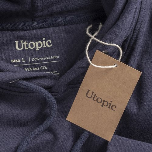 Sweat avec capuche 100% tissu régénéré - 6