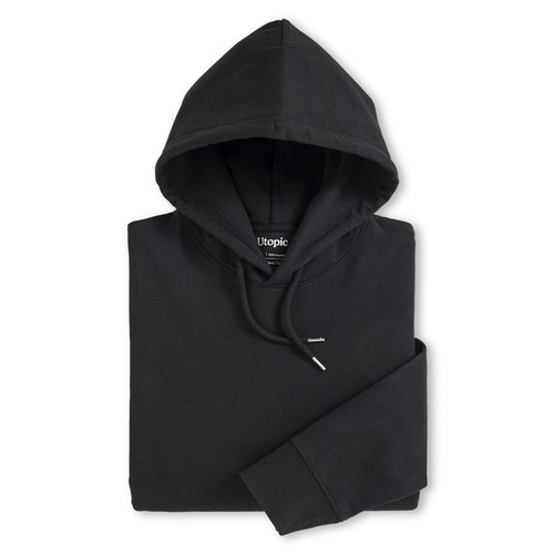 Sweat avec capuche 100% tissu régénéré - 3