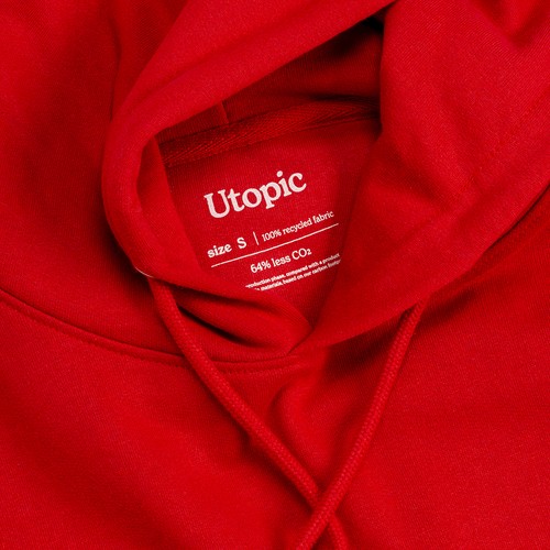 Sweat avec capuche 100% tissu régénéré - 6