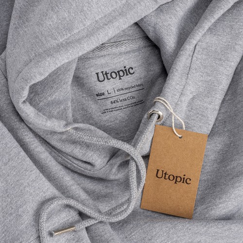 Sweat à capuche unisexe en coton et polyester régénérés de 280 g/m2 - 7
