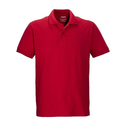 Polo unisexe en coton et polyester régénérés de 200 g/m2 - 1