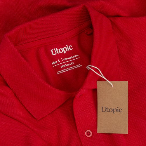 Polo unisexe en coton et polyester régénérés de 200 g/m2 - 7