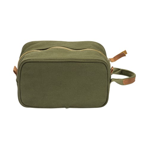 Trousse de beauté en toile recyclée avec poignée latérale - 2