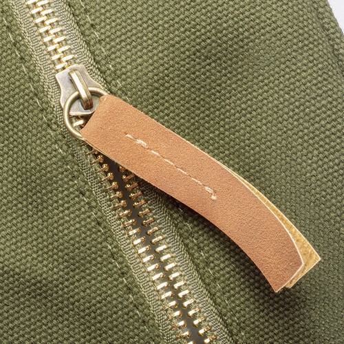 Trousse de beauté en toile recyclée avec poignée latérale - 4