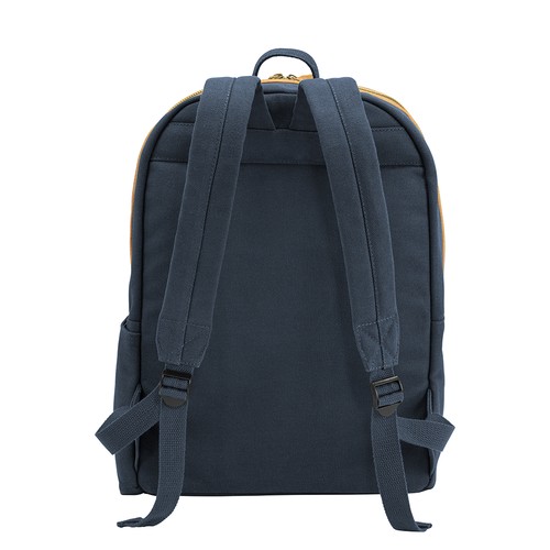 Sac à dos en caneva recyclé avec compartiment pour ordinateur portable rembourré - 3