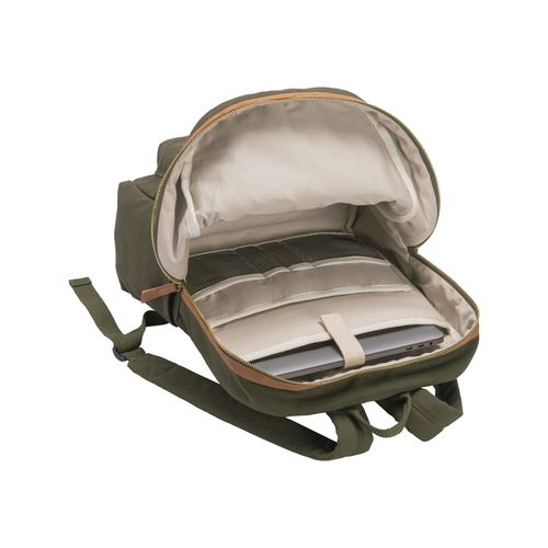 Sac à dos en caneva recyclé avec compartiment pour ordinateur portable rembourré - 5