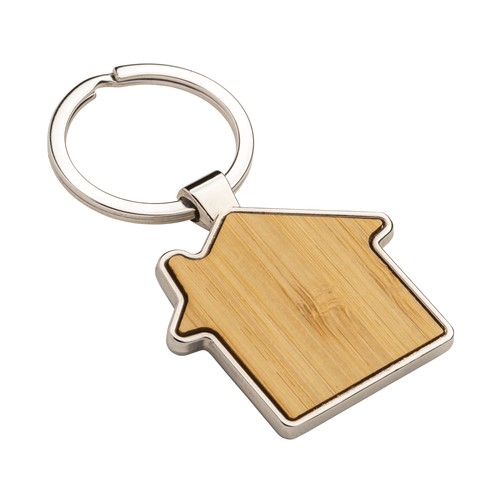 Porte-clés en métal en forme de petite maison - 1