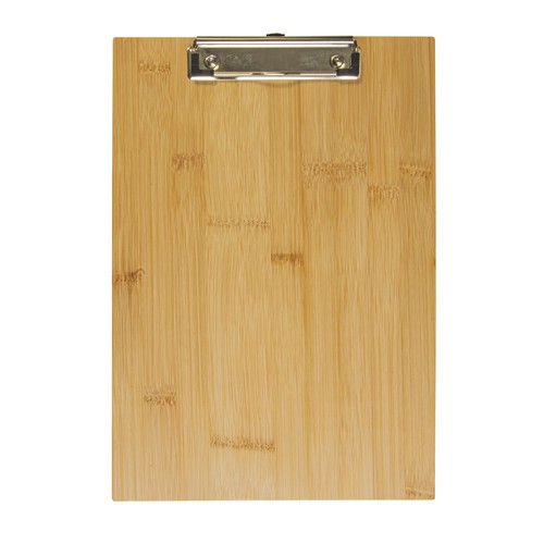 Porte-blocs A4 en bambou avec clip en métal - 2