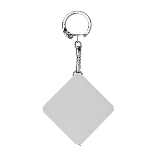 Porte-clé avec mètre ruban flexible retractable, 1 m. - 2