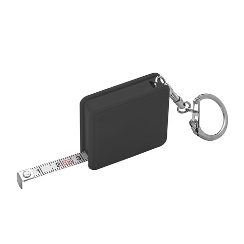 Porte-clé avec mètre ruban flexible retractable, 1 m. - 1