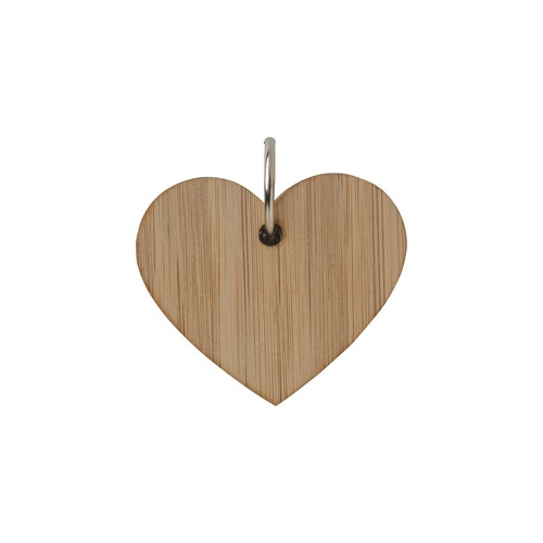 Heart-shaped sticky notes (80 pages), bamboo cover Heart-shaped sticky notes (80 pages), bamboo cover