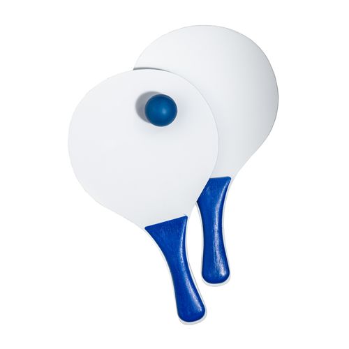 Set de raquettes de plage en MDF avec balle - 1