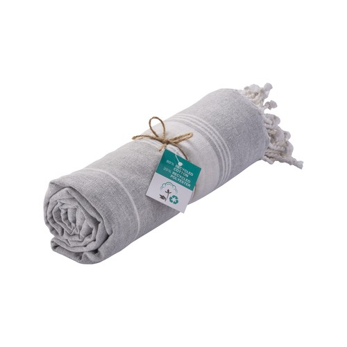 Serviette de plage / Paréo en coton recyclé de 180 g/m2 - 1