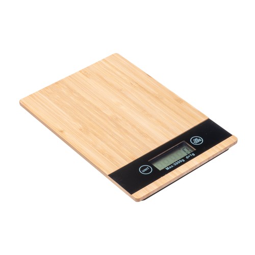 Balance de cuisine digitale en bambou personnalisée